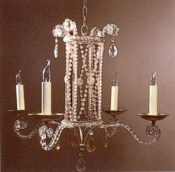 lustre crystal fait main en France