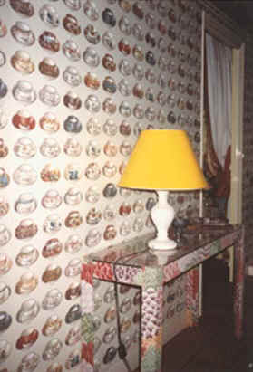 Tissu tendu " Tasse de th�"